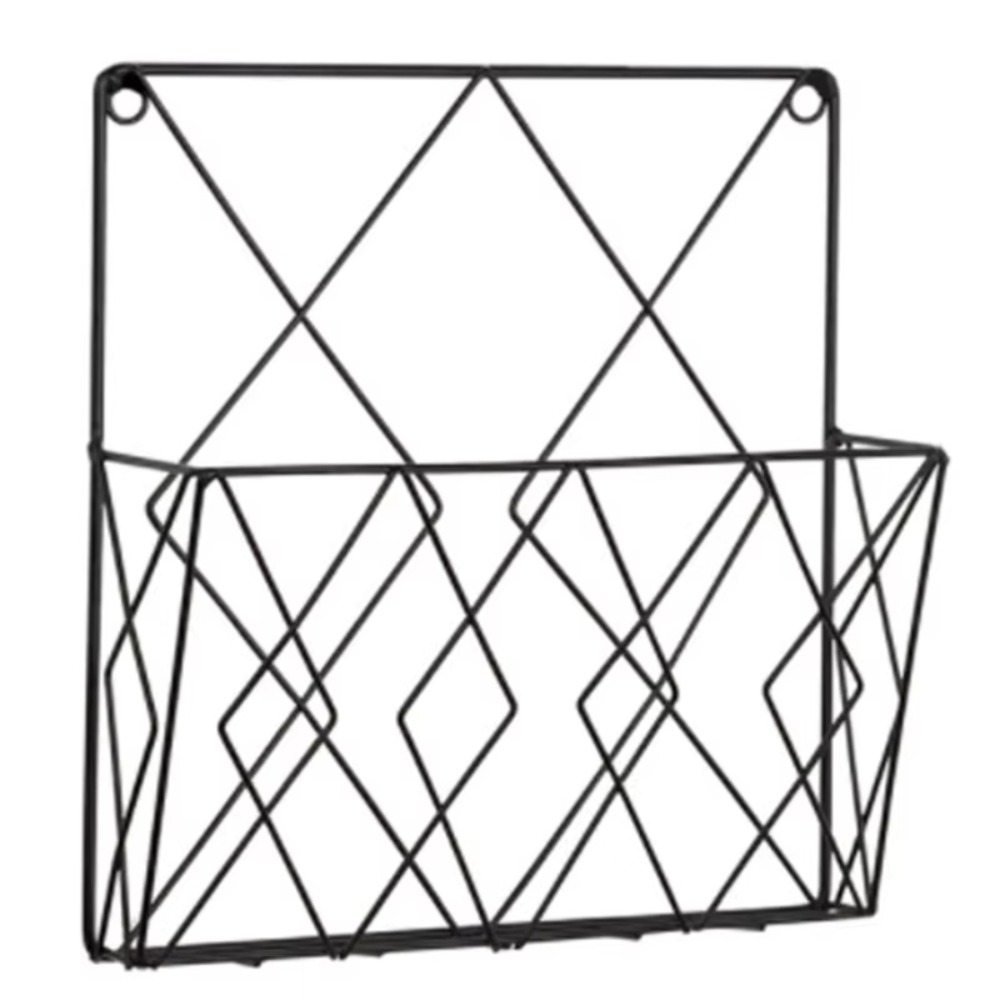 Magazine Holder Rack - Tempat Majalah Logam Terpasang Di Dinding