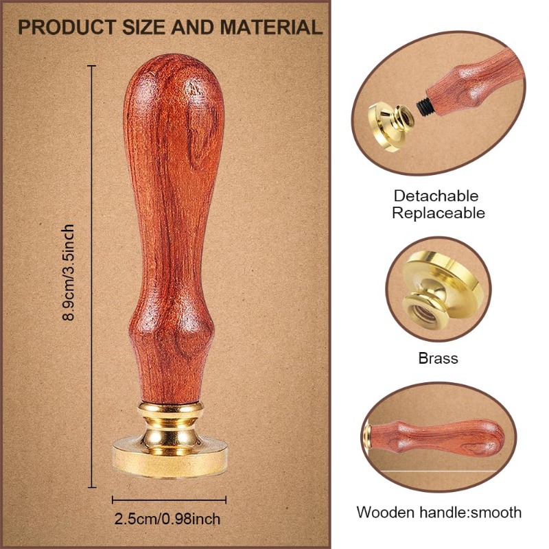1 buah cap segel lilin Pedang  - Wax Seal Stamp Set ulasan dan harga