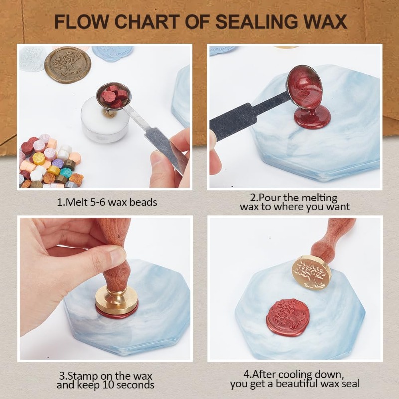 1 buah cap segel lilin Pedang  - Wax Seal Stamp Set ulasan dan harga