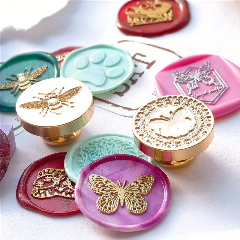 Kepala Stempel Segel Lilin Des - Wax Seal Stamp Set ulasan dan harga