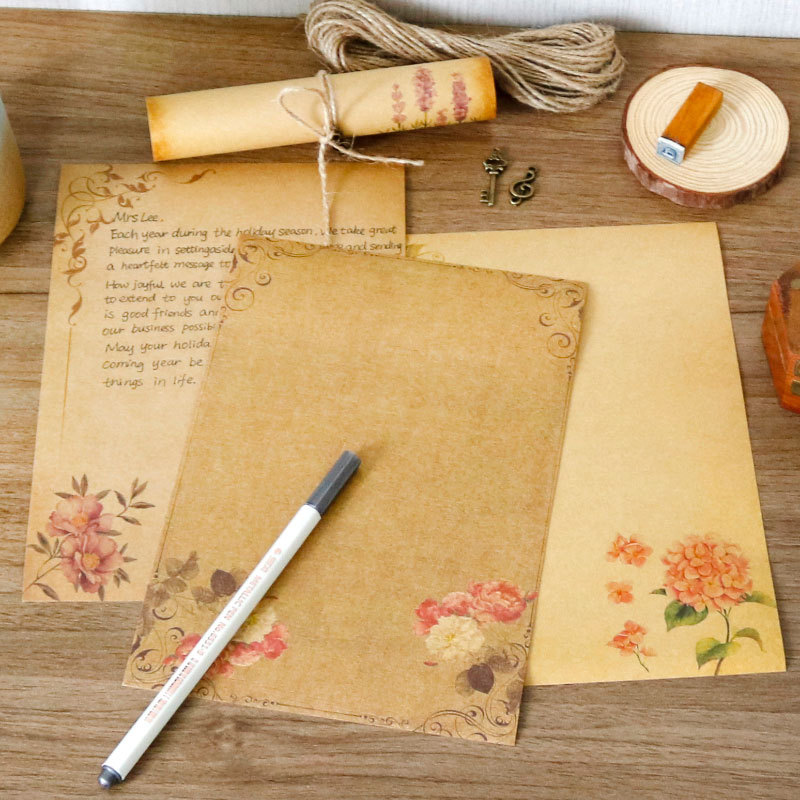 16 Buah Kertas Tulis Antik Ker - Ink Blotter Paper ulasan dan harga