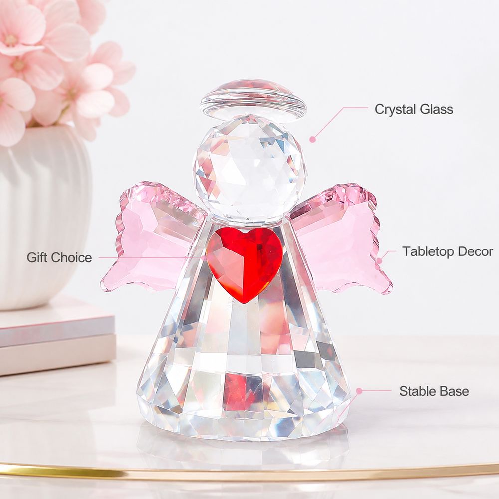 Figurin Malaikat Kristal denga - Paper Weight Crystal ulasan dan harga