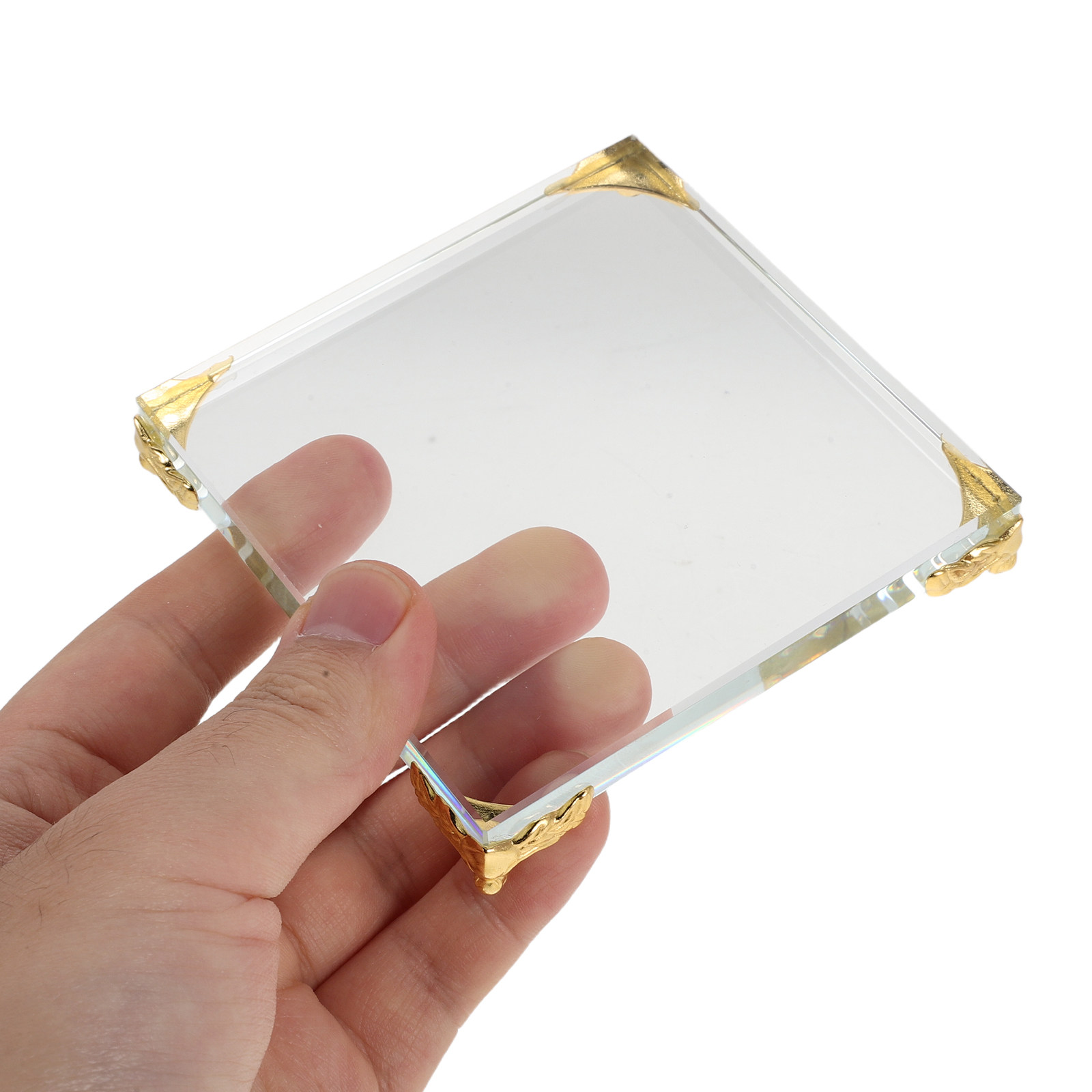 Pemberat Kertas Kristal Perseg - Paper Weight Crystal ulasan dan harga
